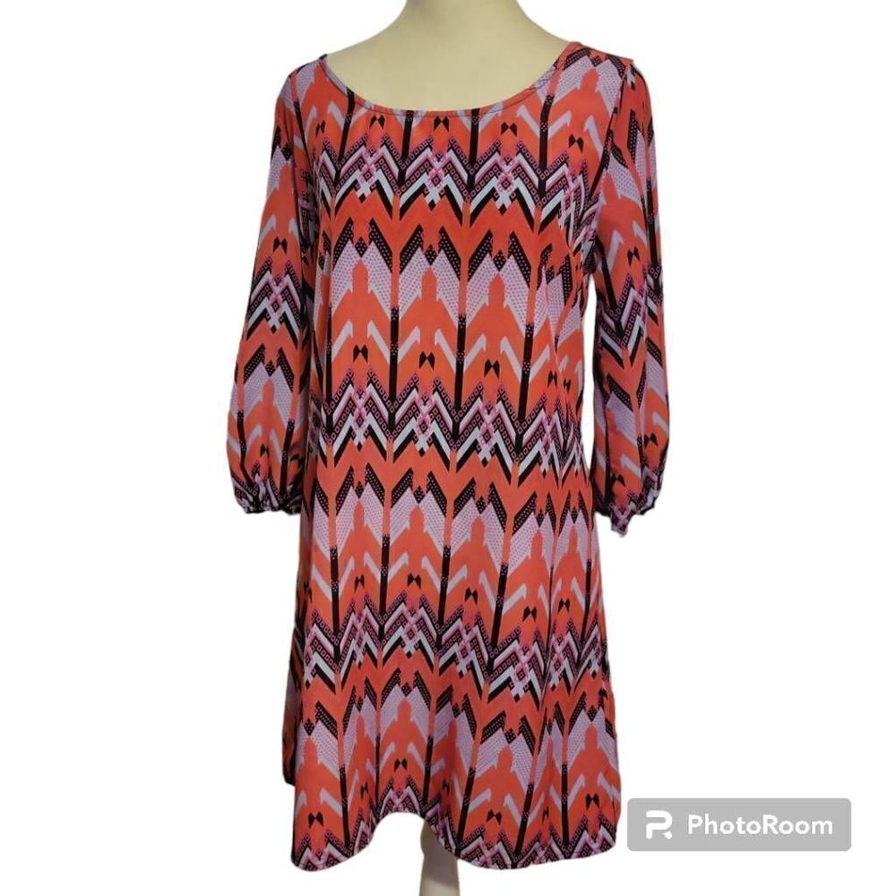 Charlotte Russe Women's Size Medium Geometric Print Dress